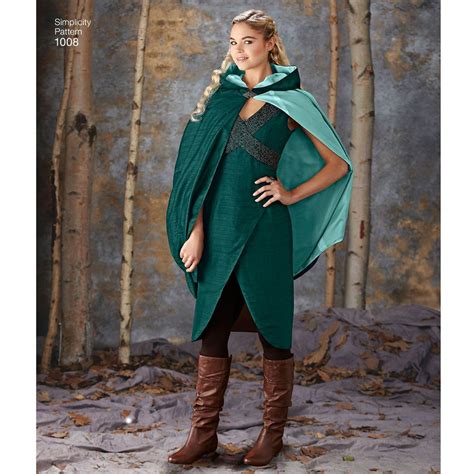 Simplicity Pattern 1008 Misses Fantasy Costumes Halloween Costume