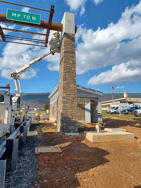 Pa Turnpike Precast Gantry Columns Pennstress