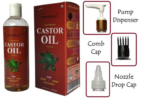 Cold Press Castor Oil For Hair And Skin 200ml At Rs 180 Piece