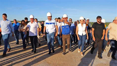 Governador Wanderlei Barbosa Visita Obra Da Ponte De Porto Nacional E