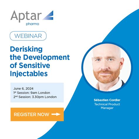 Aptar Pharma Hosts Webinar On Derisking The Development Of Sensitive Injectables With