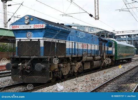 Diesel Locomotive of Indian Railways Editorial Photography - Image of ...