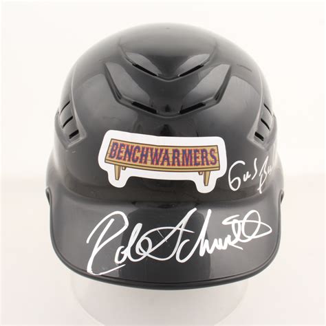 Rob Schneider Signed The Benchwarmers Full Size Batting Helmet