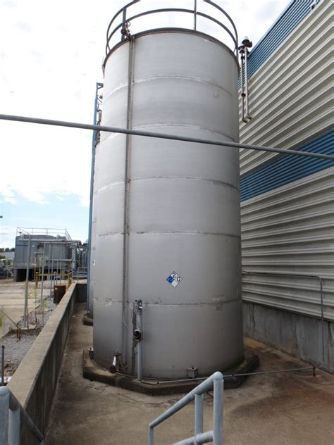 20 000 Gallon 304 Stainless Vertical Tanks Transamerican Equipment Company