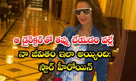 Actress Ameesha Patel ఆ డరకటర త తపప చయడ వలల న జవత ఇల