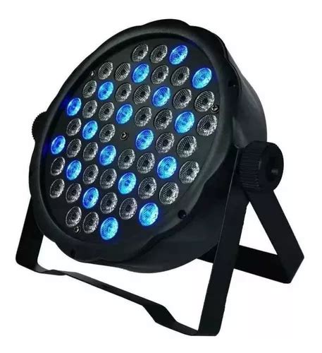 Luz Prot N Par Leds Rgb Slim Tacho Dmx Profesional Dj S