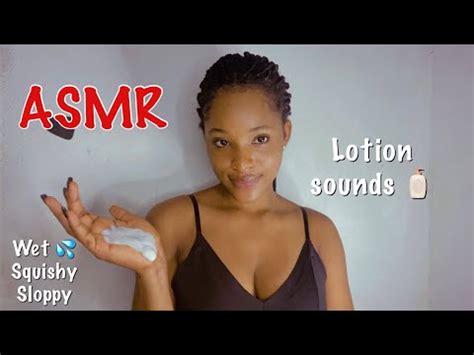 ASMR Wet Squishy And Sloppy Lotion Sounds