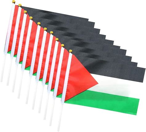 Palestine Stick Flag, Palestinian Handheld Small Flag, Palestine Flag ...