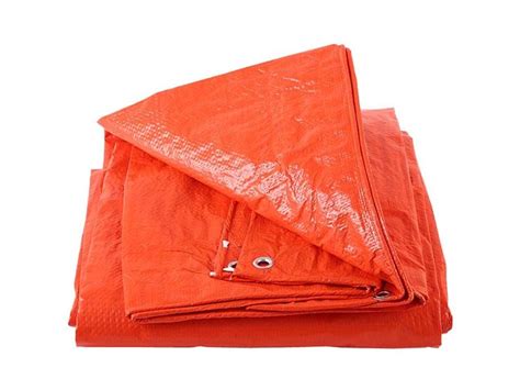 PE Tarpaulin Orange Color Linyi Haoxin Plastic Co Ltd