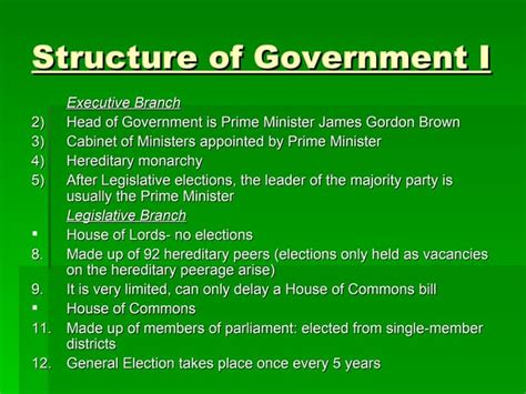 Structure Of Government | PPT