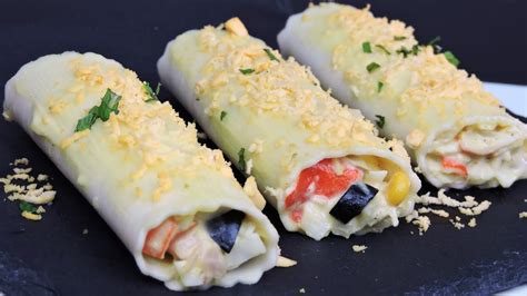 Canelones De Verano Receta Sin Horno Youtube