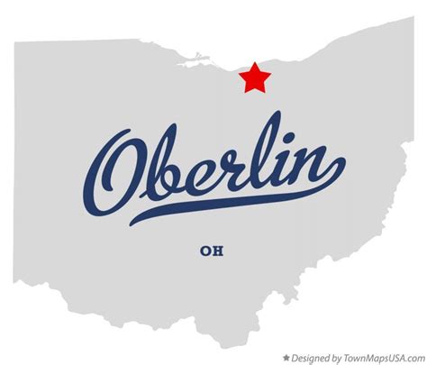 Where Is Oberlin Ohio On The Map Tourist Map Of English