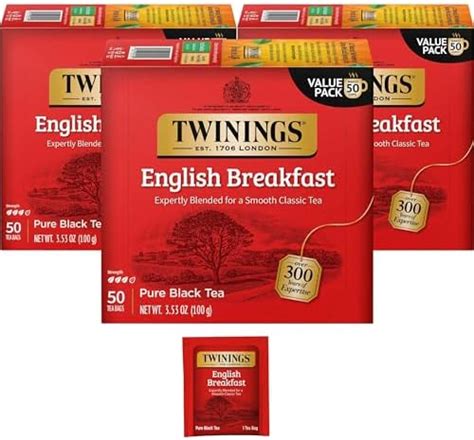 Amazon Twinings English Breakfast Black Tea Individually Wrapped