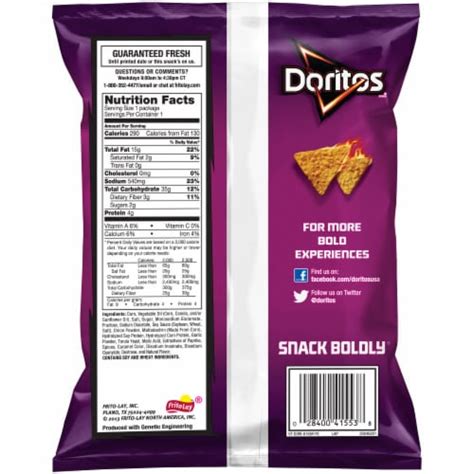 Doritos Spicy Sweet Chili Tortilla Chips 2 Oz Fred Meyer