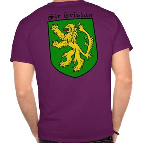 Sir Tristan Coat Of Arms Shirt Zazzle Coat Of Arms Shirts Coat