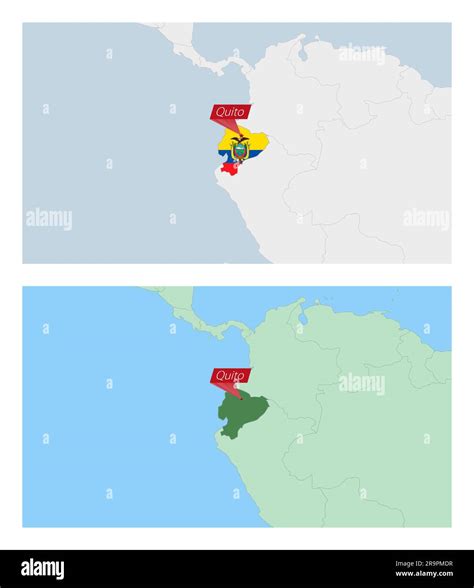 Mapa De Ecuador Con Pin De Capital Del Pa S Dos Tipos De Mapa De