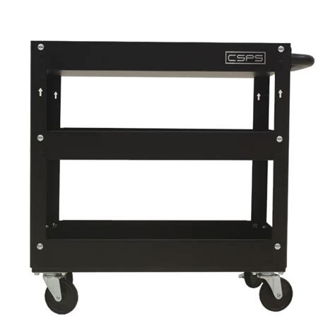 Tool Cart Trolley With Handle And Wheel Heavy Duty Metal Tool Storage