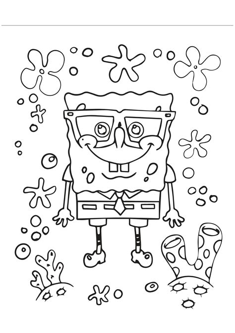 Coloriages Bob l éponge à imprimer