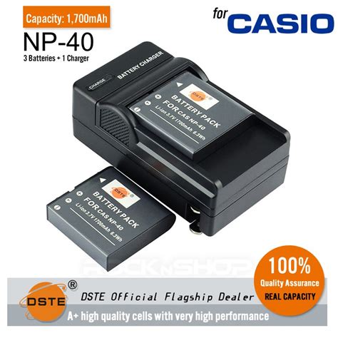 Dste Np Np Replacement Battery Or Charger For Casio Z Z