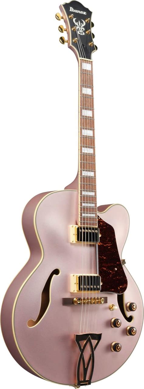 Ibanez Af75g Rgf Elgitar Artcore Rose Gold Metallic Flat Evenstad Musikk