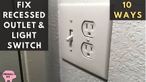 Ways To Fix Recessed Outlets Light Switches Youtube