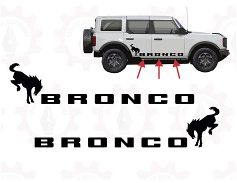 Ford Bronco New Logo Svg Bronco Svg Bronco Logo Svg Svg Cricut