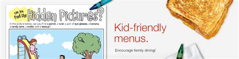 French Menu Template For Kids