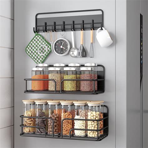 Amazon Huggiegems Pack Magnetic Spice Rack Organizer For