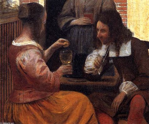 Reprodu Es De Arte Village House Detalhes Por Pieter De Hooch