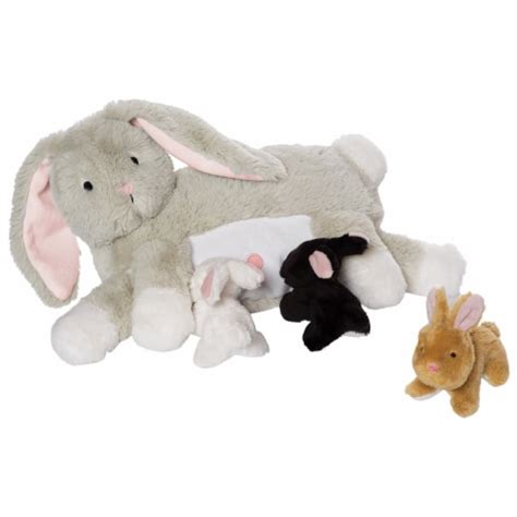 Manhattan Toy Nursing Nola Nurturing Rabbit Stuffed Animal with Plush Baby Bunnies, 1 Each - Kroger