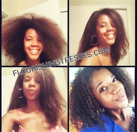 Natural curly hair straightened | Straightening curly hair, Curly hair ...