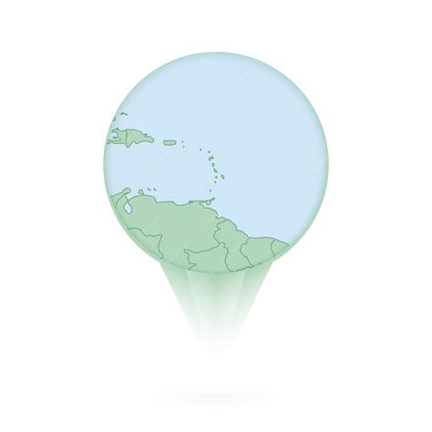 Premium Vector | Saint Vincent and the Grenadines map stylish location icon