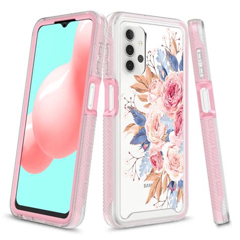 Samsung Galaxy A02s Case Rosebono Graphic Design Shockproof Protective