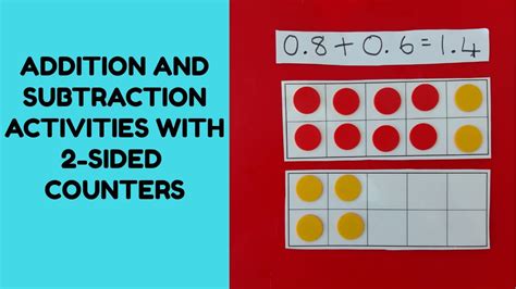 What Are Counters In Kindergarten Math