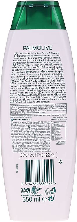 Palmolive Naturals Fresh Volume Shampoo Освежаващ шампоан за обем с