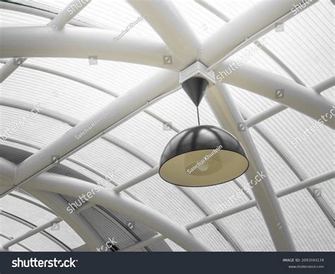 big hall roof steel structure modern stock photo  shutterstock