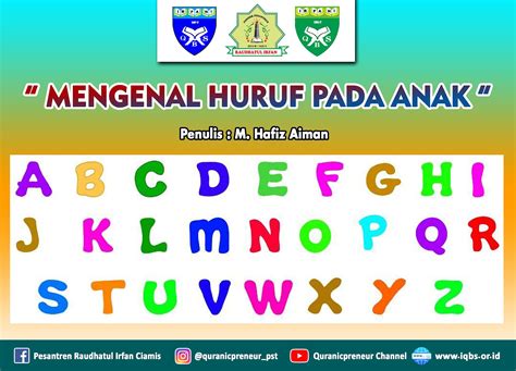 Resensi Buku Mengenal Huruf Pada Anak Iqbs