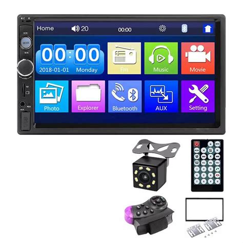 Universal Touch Screen Car Mp Player Din Inch B Radio Mirror Link