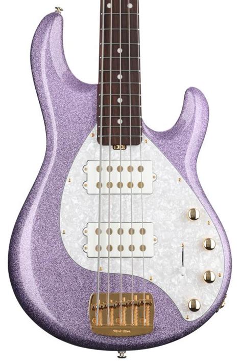 Ernie Ball Music Man Stingray Special 5 Hh Bass Guitar Amethyst Sparkle With Rosewood