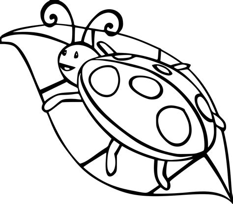 Coloriage Coccinelle dessin à imprimer sur COLORIAGES info