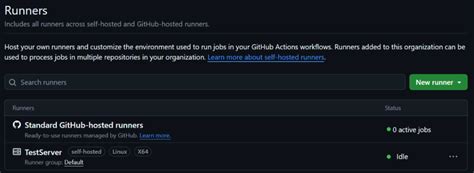 github actions  hosted runner azhuges