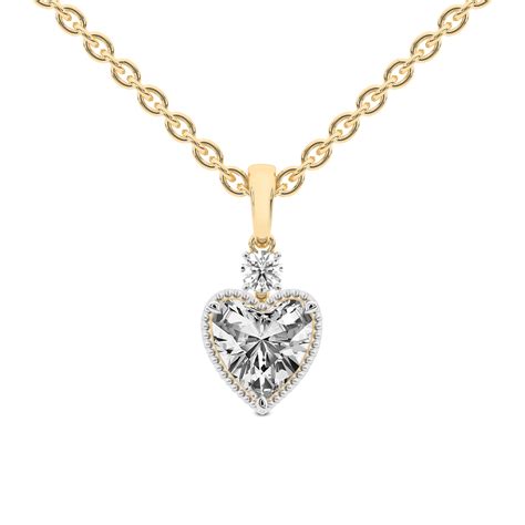 Lumineux Diamond Accent Infinity Heart Necklace - Walmart.com