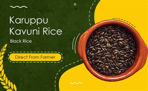 Thanjai Organics Karuppu Kavuni Rice Black Rice Low Gi Traditional