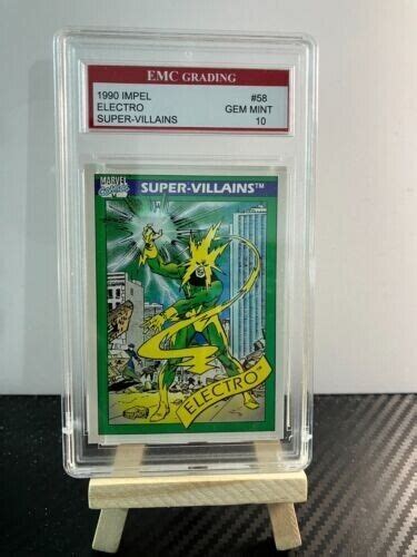 1990 Impel Marvel Universe 58 Electro EMC GRADED 10 GEM MINT EBay