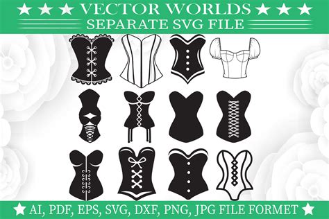 Corset Svg Woman Corsets Svg Graphic Objects ~ Creative Market