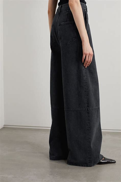 Khaite Isla High Rise Wide Leg Jeans The Outnet