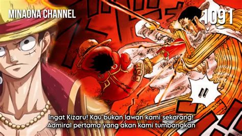 Review One Piece Tendangan Geledek Luffy Buat Kizaru Terkejut