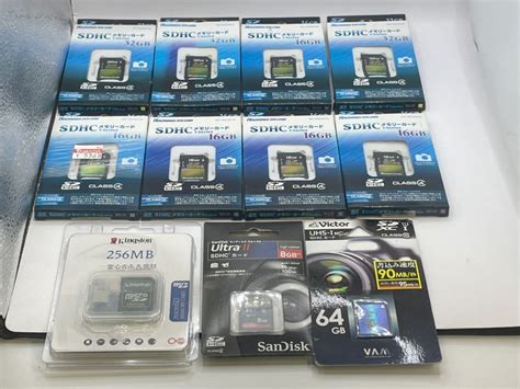 【未使用】 T316 1円〜未開封！ Sd、micro Sd11枚まとめ Sdhcメモリーカード Sdxcカードなど Sandisk