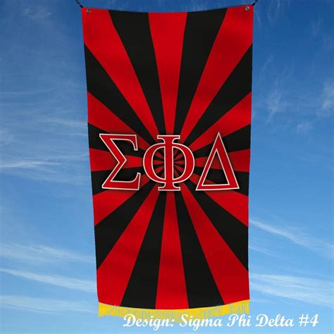 Sigma Phi Delta Officially Licensed Flag Banner Etsy