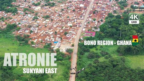 Atronie Sunyani Aerial View In The Bono Region Of Ghana 4K YouTube